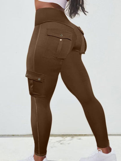 Last day promotion!High Waisted Butt Lifting Leggings with Flap Pant