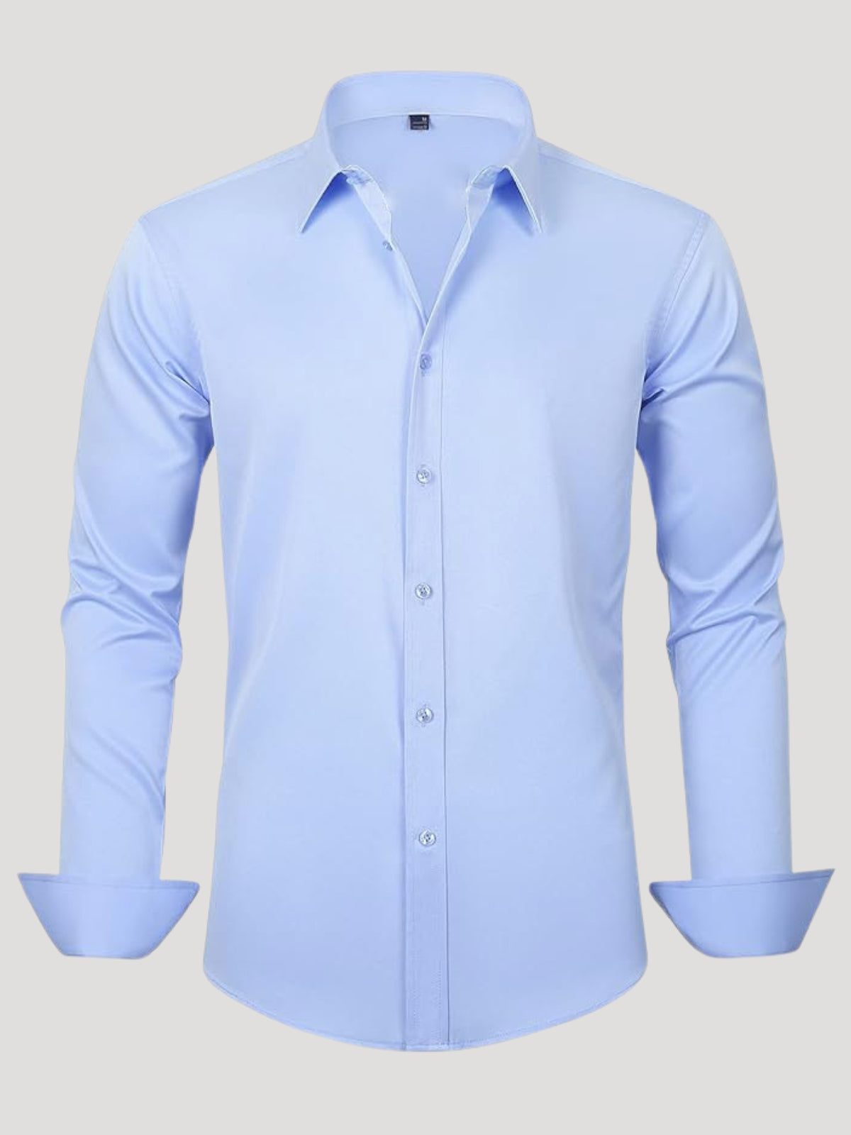 Men's stretch wrinkle-free stain-resistant business casual shirt