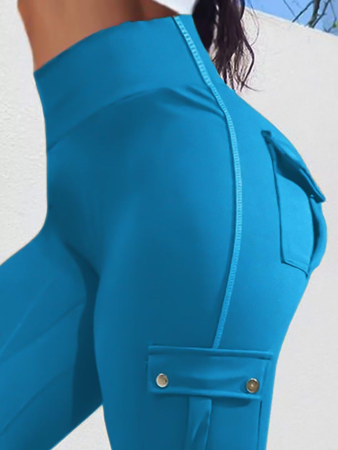 Last day promotion!High Waisted Butt Lifting Leggings with Flap Pant