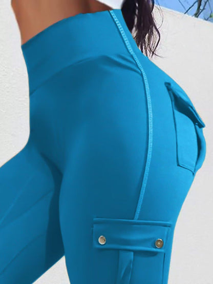 Last day promotion!High Waisted Butt Lifting Leggings with Flap Pant