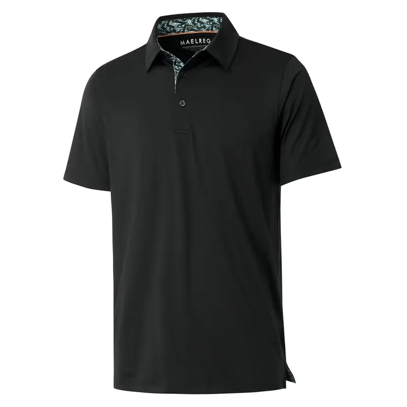 Men's Quick-Dry Moisture-Wicking Performance Polo Shirt