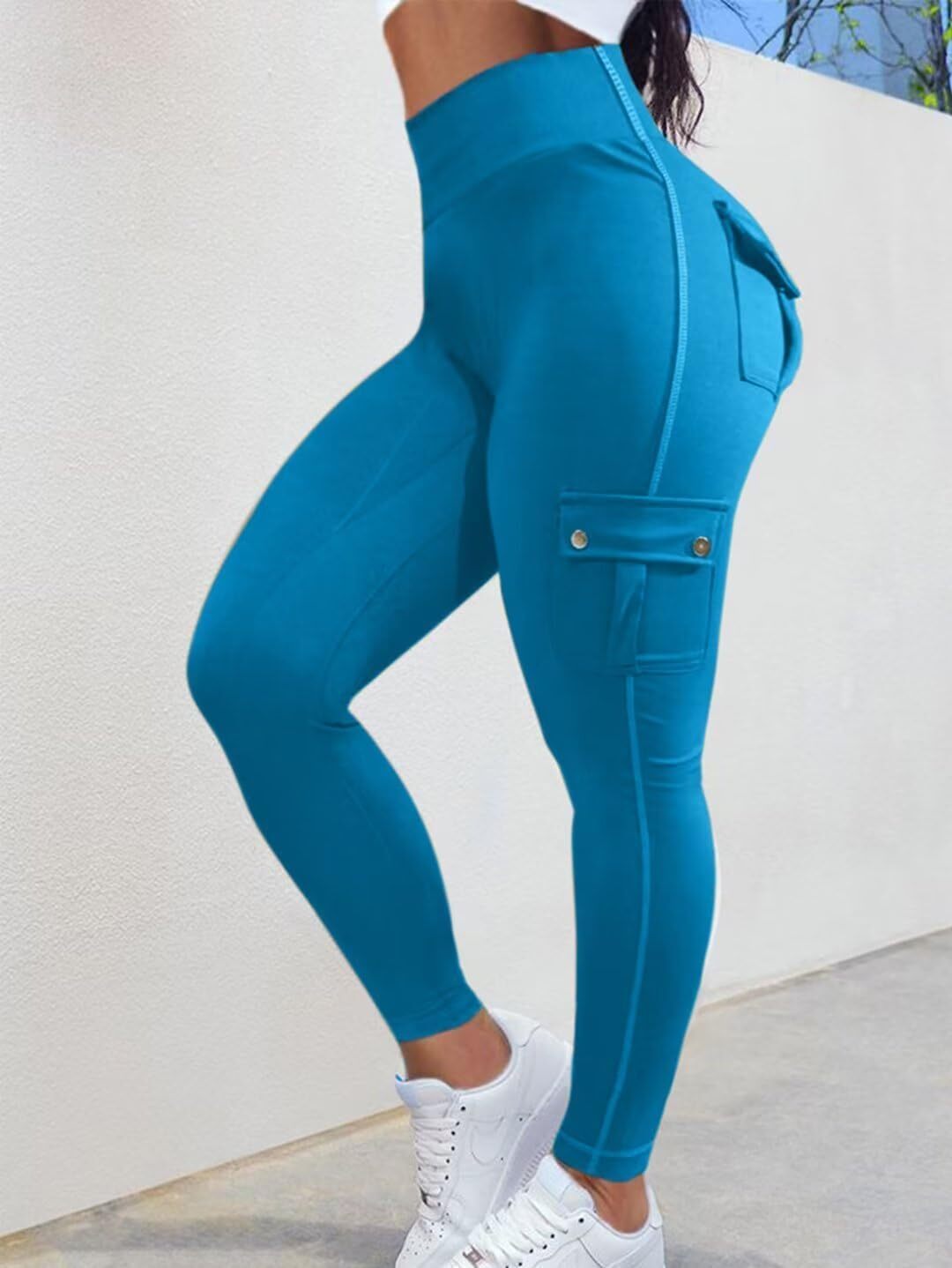 Last day promotion!High Waisted Butt Lifting Leggings with Flap Pant