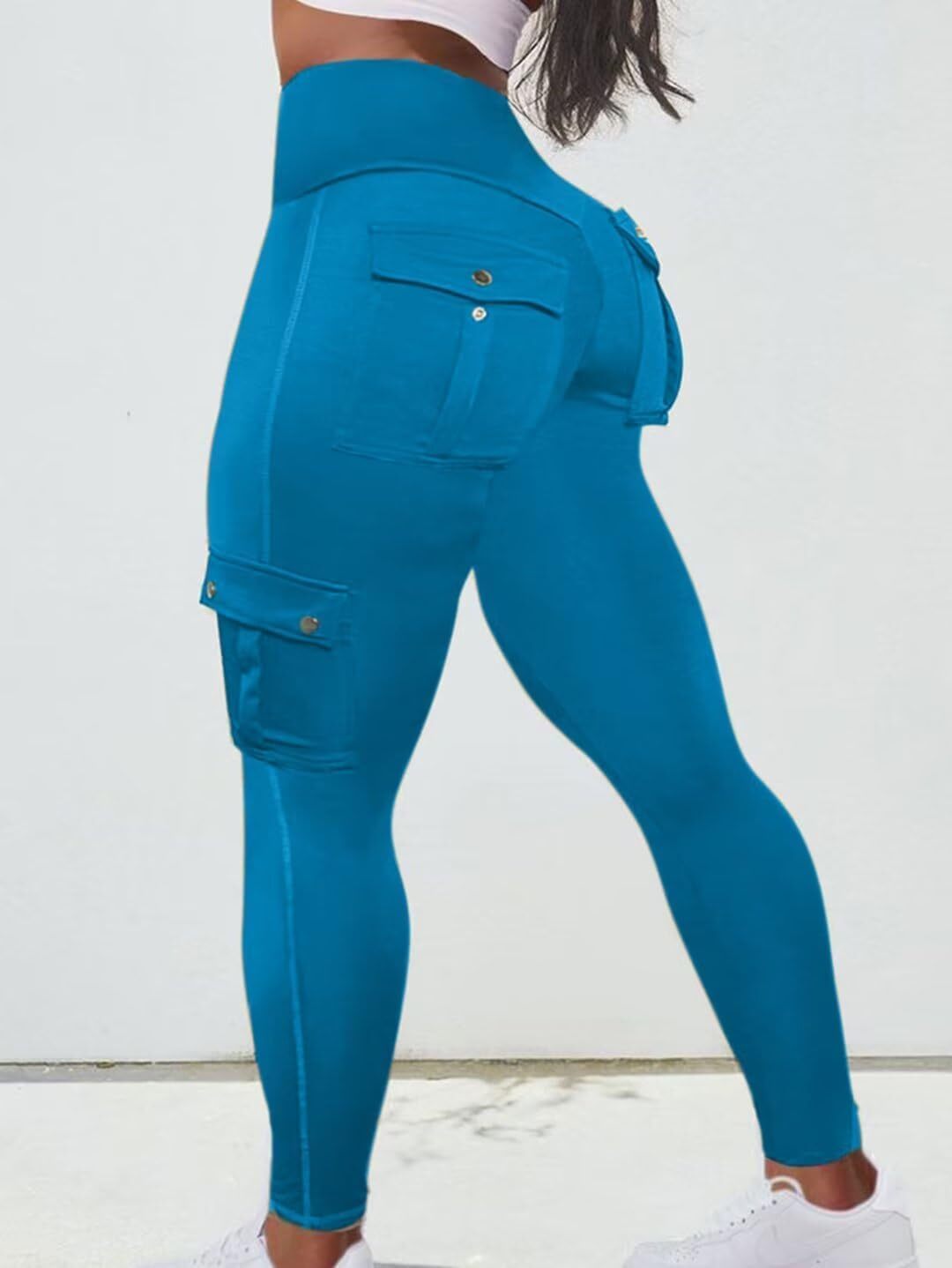 Last day promotion!High Waisted Butt Lifting Leggings with Flap Pant
