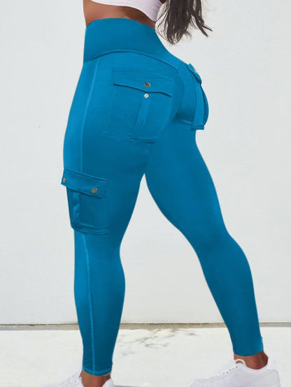 Last day promotion!High Waisted Butt Lifting Leggings with Flap Pant