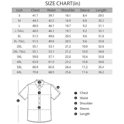 Men's slim fit stretch wrinkle-free button shirt