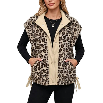 Womens Sherpa Fleece Vest