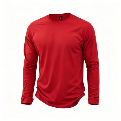Men's Lightweight Long Sleeve T-Shirt – Casual Loose Fit