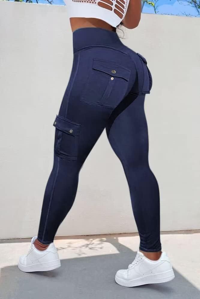 Last day promotion!High Waisted Butt Lifting Leggings with Flap Pant