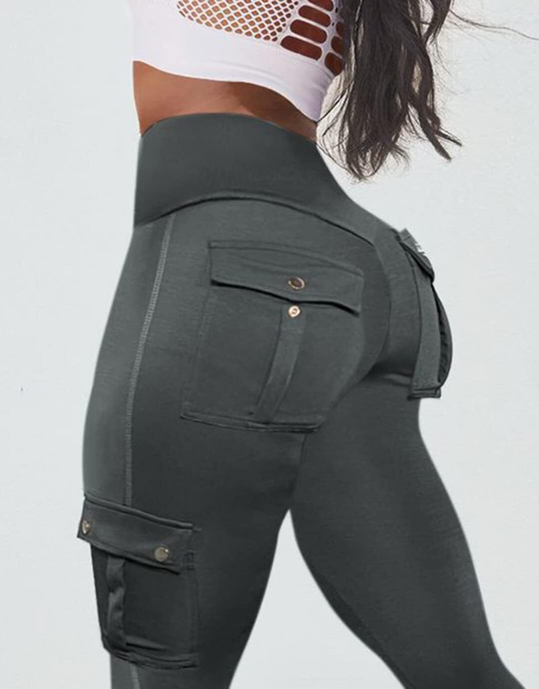 Last day promotion!High Waisted Butt Lifting Leggings with Flap Pant