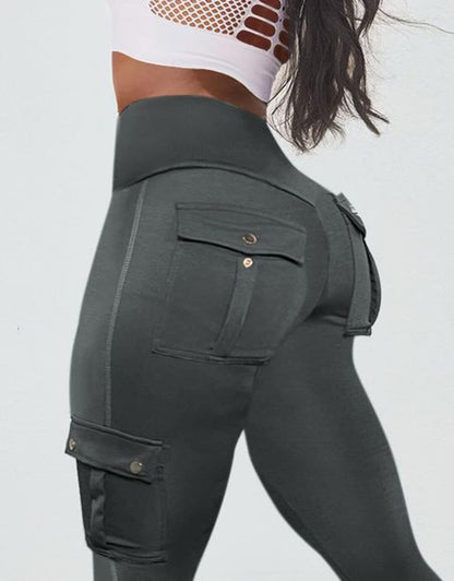Last day promotion!High Waisted Butt Lifting Leggings with Flap Pant