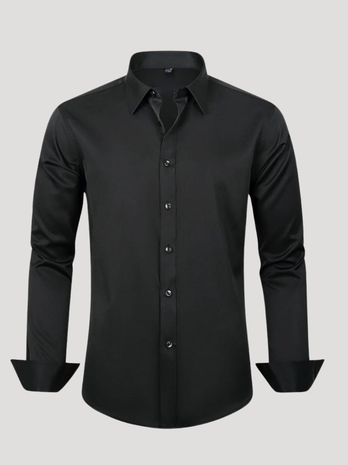 Men's stretch wrinkle-free stain-resistant business casual shirt