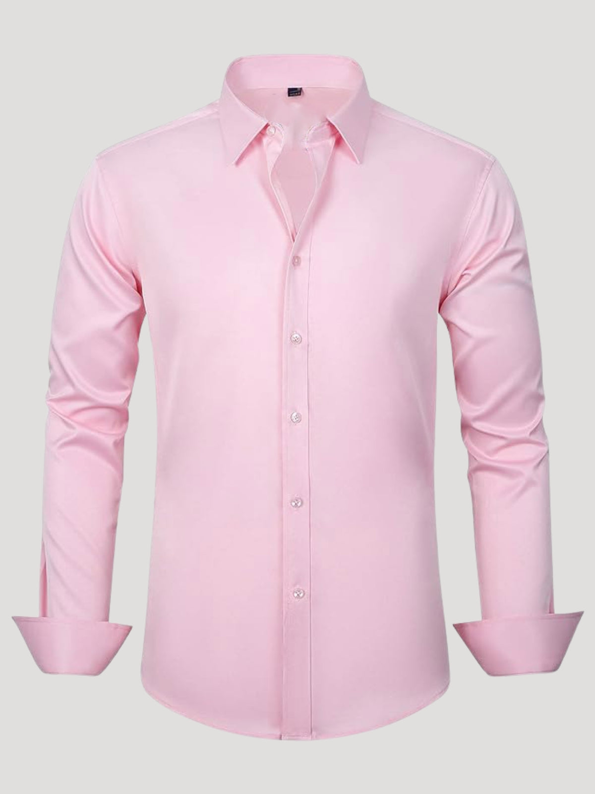 Men's stretch wrinkle-free stain-resistant business casual shirt