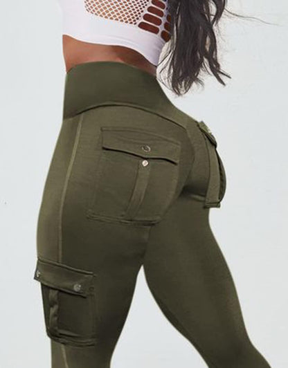 Last day promotion!High Waisted Butt Lifting Leggings with Flap Pant