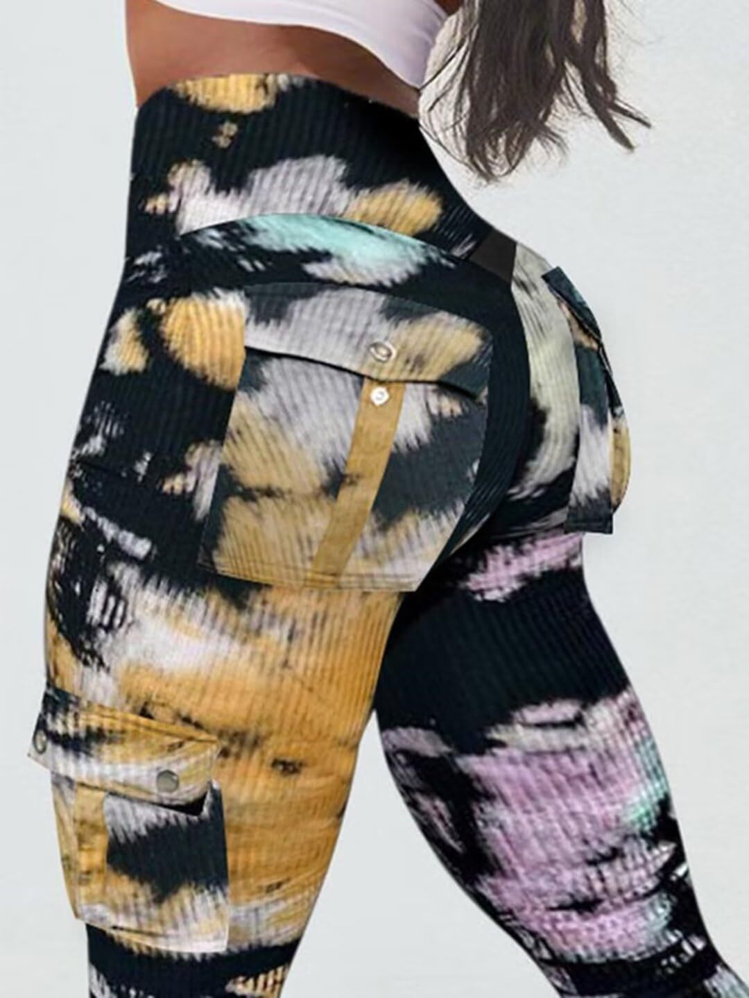 Last day promotion!High Waisted Butt Lifting Leggings with Flap Pant
