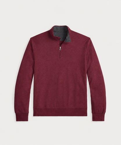 Men’s Soft Jersey Quarter-Zip Pullover