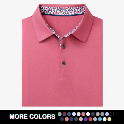 Men's Quick-Dry Moisture-Wicking Performance Polo Shirt