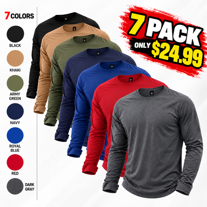 Men's Lightweight Long Sleeve T-Shirt – Casual Loose Fit