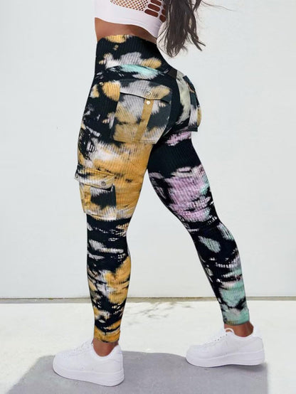 Last day promotion!High Waisted Butt Lifting Leggings with Flap Pant