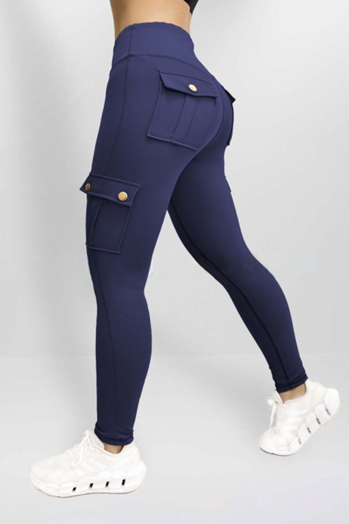 Last day promotion!High Waisted Butt Lifting Leggings with Flap Pant