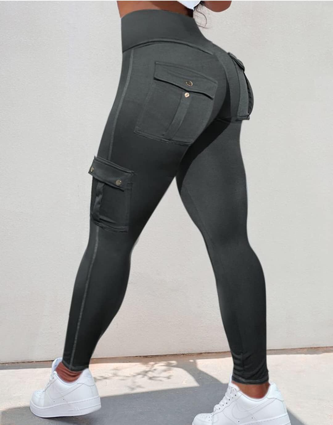 Last day promotion!High Waisted Butt Lifting Leggings with Flap Pant