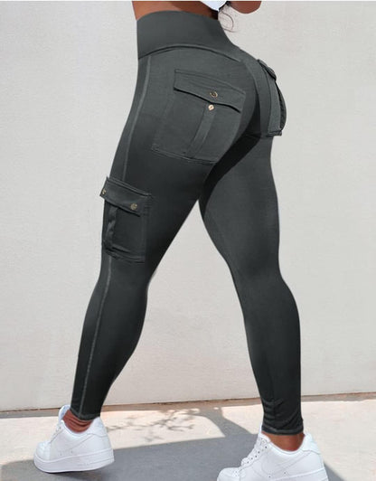 Last day promotion!High Waisted Butt Lifting Leggings with Flap Pant