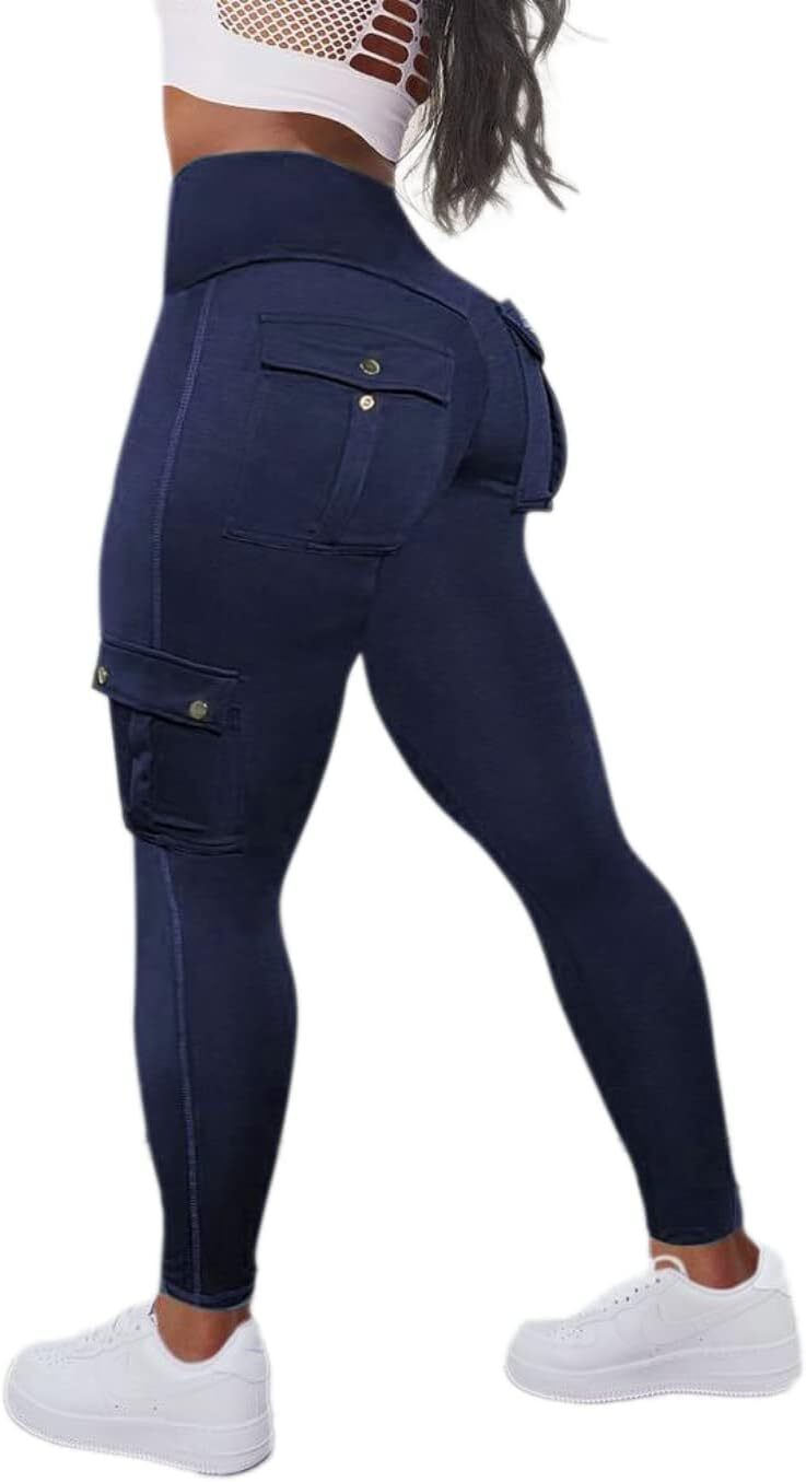 Last day promotion!High Waisted Butt Lifting Leggings with Flap Pant