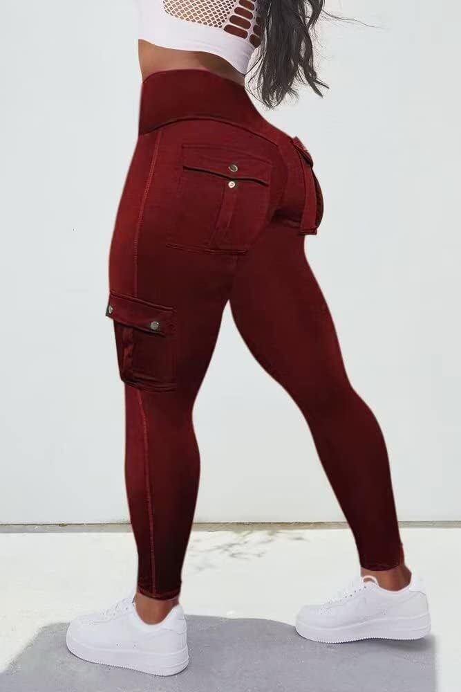 Last day promotion!High Waisted Butt Lifting Leggings with Flap Pant