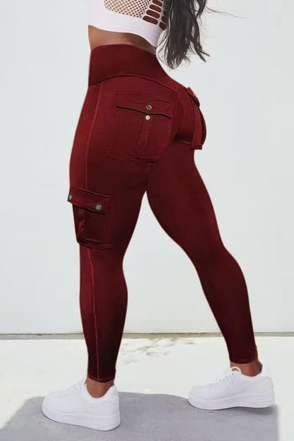 Last day promotion!High Waisted Butt Lifting Leggings with Flap Pant